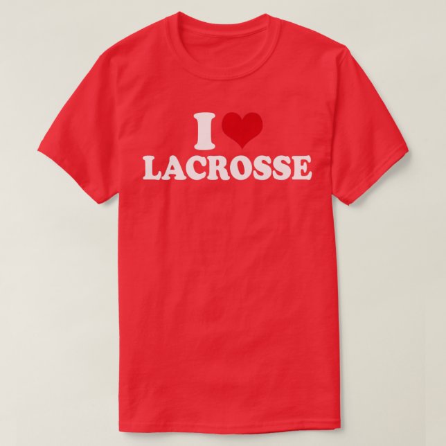 T-shirt I Love Lacrosse1 (Design devant)