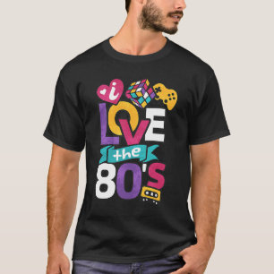 T-shirt I Love Les 80s, 80s, 80s, 80s, vêtements Hommes