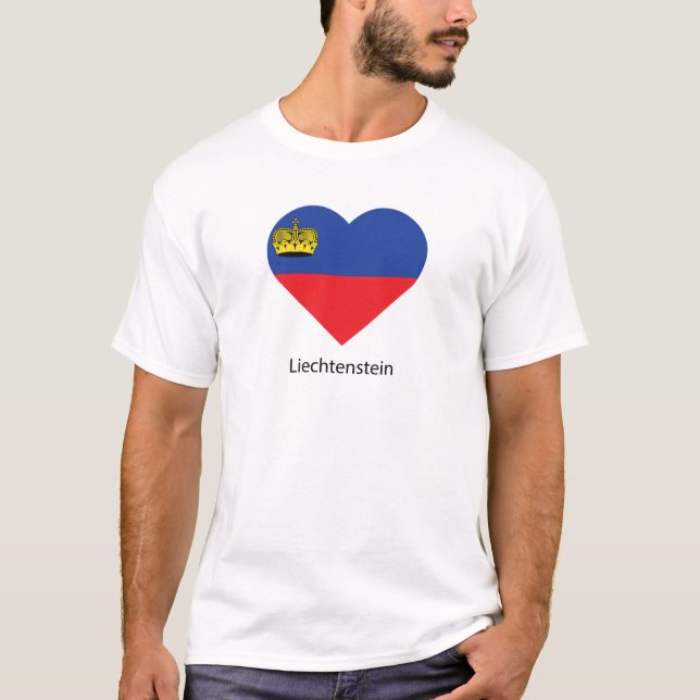 T-shirt I Love Liechtenstein (Devant)