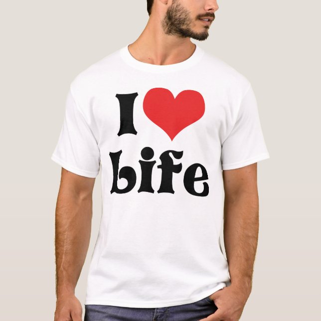 T-shirt I Love Life (Devant)