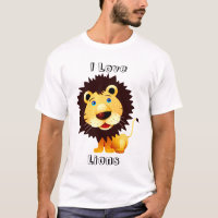 I Love Lions-Diamonds Texture Motif