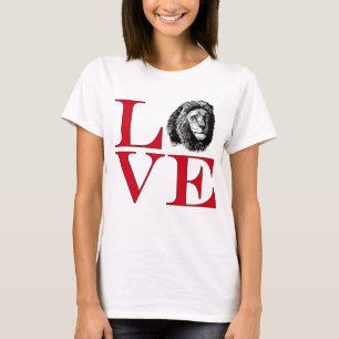 T-shirt I Love Lions - Tee de couleur claire