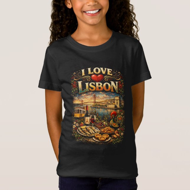T-Shirt I Love Lisbon (Devant)