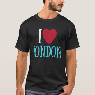 T-shirt I Love London City Of England UK Souvenir Pride Fo