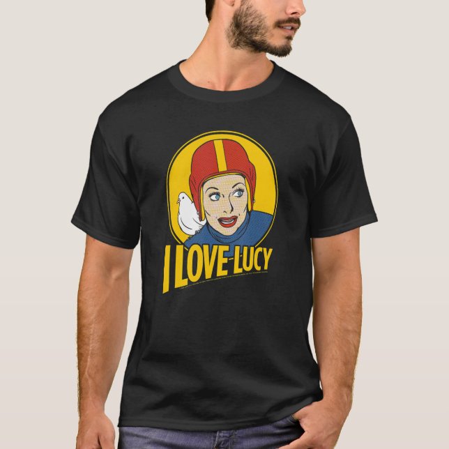 T-shirt I Love Lucy Lb Super Comic (Devant)