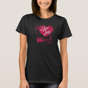 T-shirt I Love Lucy Spray Paint Heart