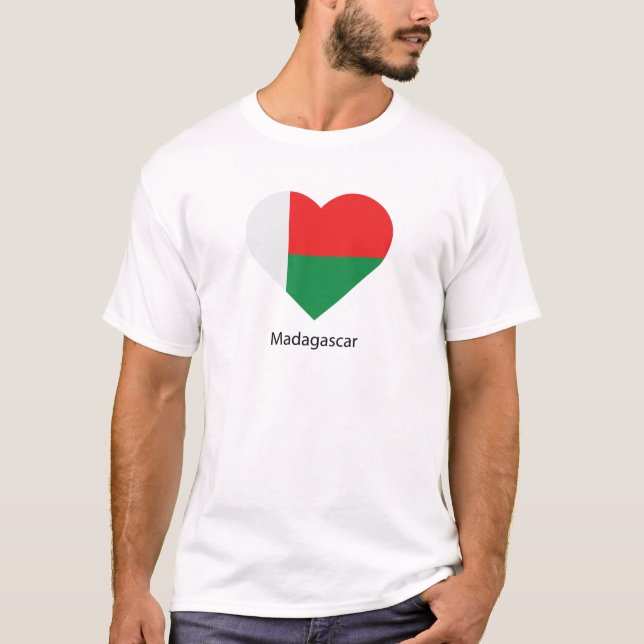T-shirt I Love Madagascar (Devant)