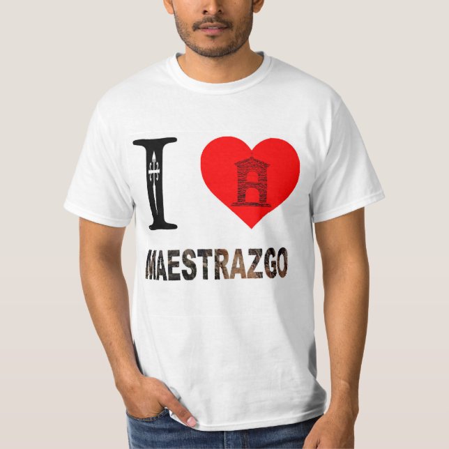T-SHIRT I LOVE MAESTRAZGO (Devant)