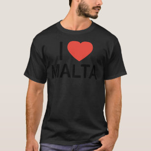 T-shirt I Love Malta I Heart Malta - BTS Bon Voyage Jin  