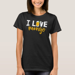 T-shirt I Love Mango Ok Funny Mango Fruit Love_1