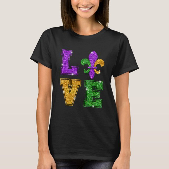 T-shirt I Love Mardi Gras Shirt Mardi Gras Don pour Men_s (Devant)