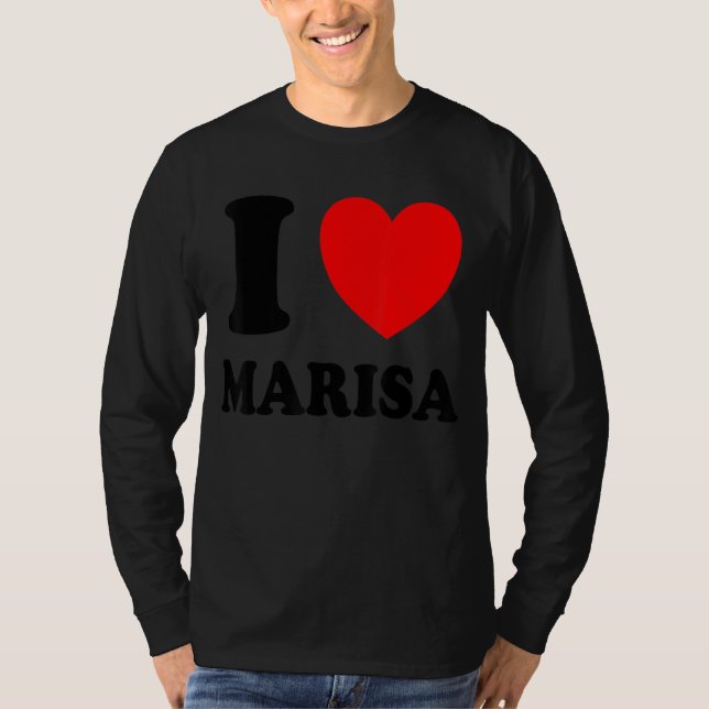 T-shirt I Love Marisa (Devant)