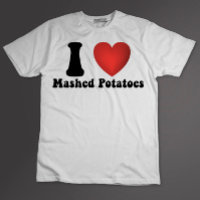 I Love Mashed Potatoes Thanksgiving Diner Cadeau