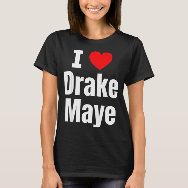 T-shirt I Love Maye Football Fan  (Devant)