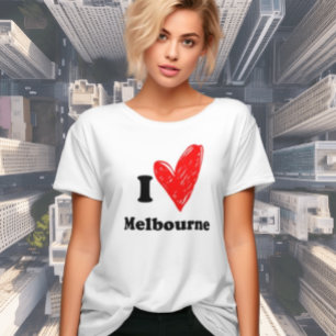 T-shirt I Love Melbourne
