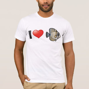 T-shirt I Love Mer Rouge Sailfin Tang