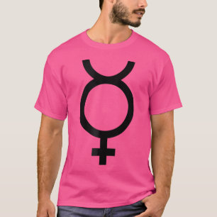 T-shirt I Love Mercury Symbol Design Espace Et Astronomie