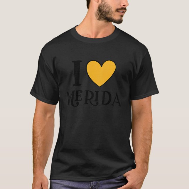 T-shirt I Love Merida Mexico Vacation 3 (Devant)