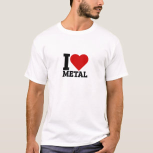 T-shirt I Love Metal - Métal Lover