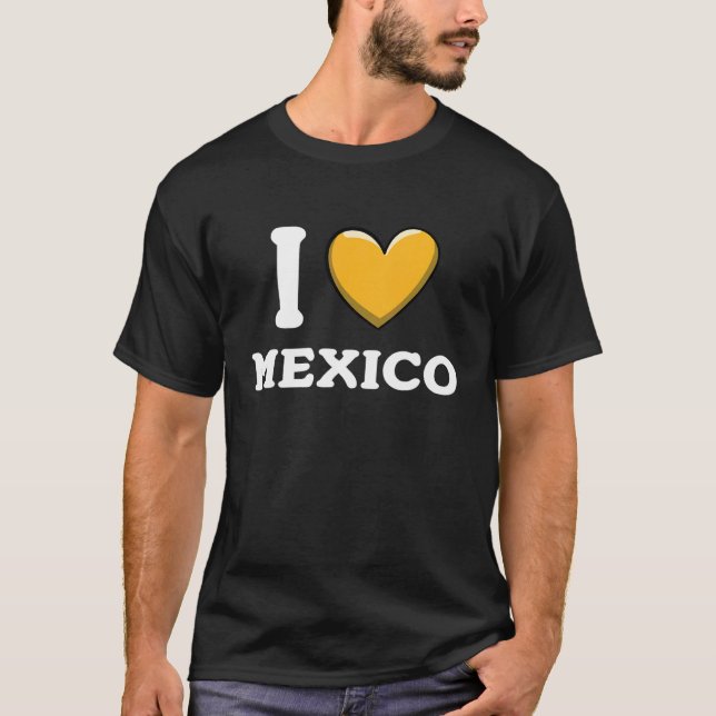 T-shirt I Love Mexique 11 (Devant)