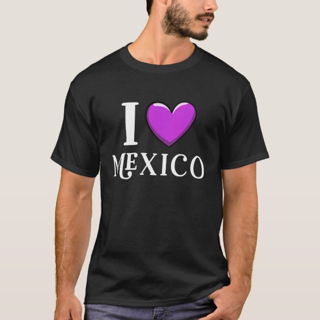 T-shirt I Love Mexique 14 (Devant)