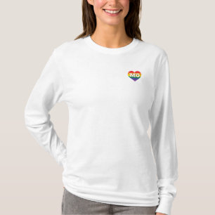 T-shirt I Love Missouri Rainbow Heart