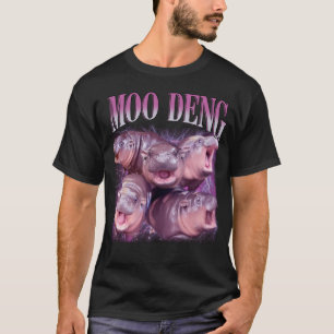 T-shirt I Love Moo Deng Bootleg Je t'aime Bouncy Pig