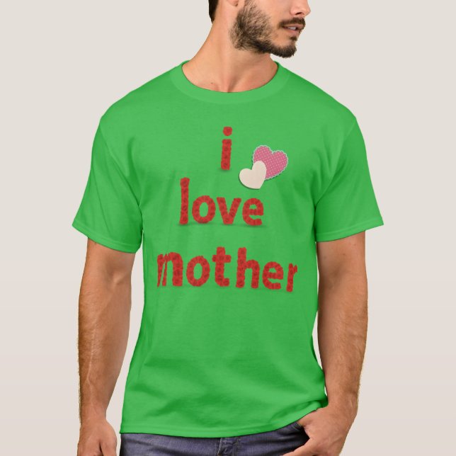T-shirt I Love Mother amis jaunes (Devant)