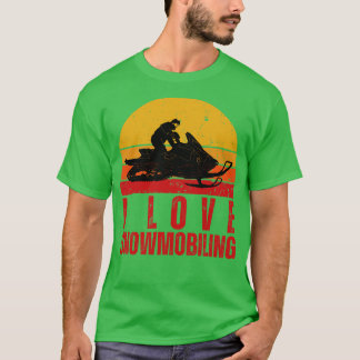 T-shirt I Love Motoneige 14
