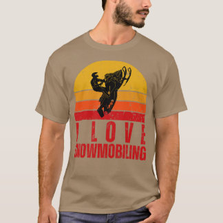 T-shirt I Love Motoneige 15