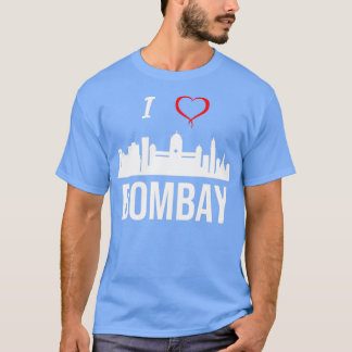 T-shirt I love Mumbai or Bombay India