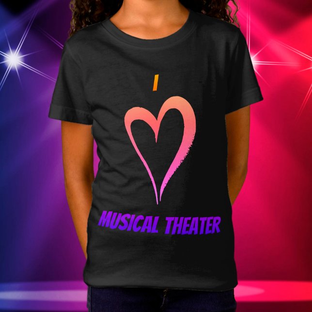 T-Shirt I Love Musical Theatre - Enfants (Créateur téléchargé)