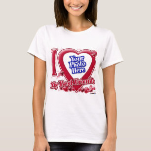 T-shirt I Love My Best Friends coeur rouge - photo