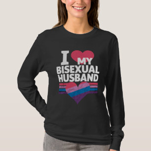 T-shirt I Love My Bisexual Mari Bi Pride Bisexual Flag