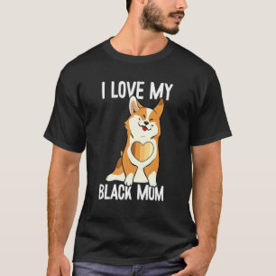 T-shirt I Love My Black Maman Black History Mois mignon Co