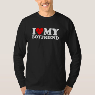 T-shirt I Love My Boyfriend I Heart My Boyfriend BF
