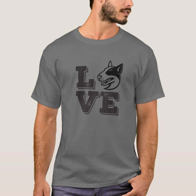 T-shirt I Love My Bull (Devant)