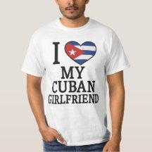 I Love My Cuban Girlfriend Cute Cuba Drapeau Coeur