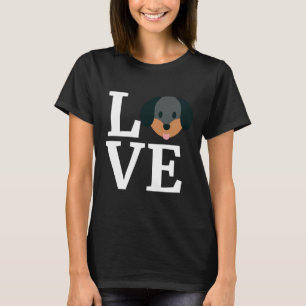 T-shirt I Love My Dachshund Dachshund Men