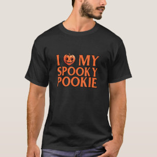 T-shirt I Love My Éffrayant Pookie Funny Couples Costume p