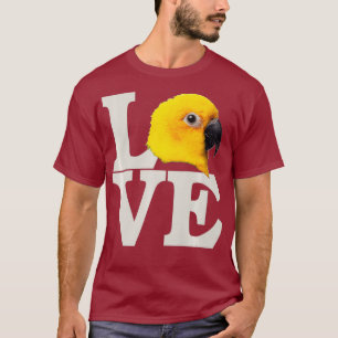 T-shirt I Love My Exotic Bird - Parrot Jaune Macaw