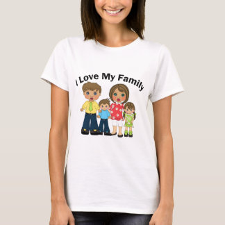 T-shirt I Love My Family Tee - shirts and Gifts - Personna
