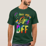 T-shirt I Love My Gay BFF LGBT Pride Month Best Friend For<br><div class="desc">I Love My Gay BFF LGBT Pride Month Best Friend Forever Love  .</div>