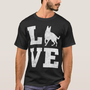 T-shirt I Love My German Shepherd Funny Pet Amoureux des c