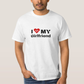 T-shirt I Love My girl friend - T-shirts Lover