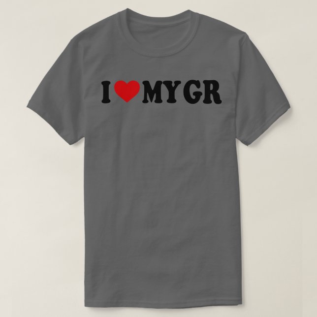 T-shirt I Love My Girlfriend 4 (Design devant)