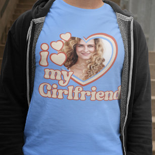 T-shirt I Love My Girlfriend Retro