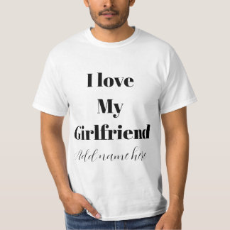 T-shirt I Love My Girlfriend With All My Heart Shirt