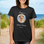 T-shirt I Love My Golden Retriever Custom Pet Dog Photo<br><div class="desc">Emmenez votre meilleur ami avec vous partout où vous allez avec cette chemise d'amoureux des chiens photo d'un récupérateur d'or personnalisée ! Un must pour chaque amoureux des chiens, chien maman et chien papa! Un plaisir I Love My Dog, cette citation de chemise "I Love My Golden Retriever" peut être...</div>