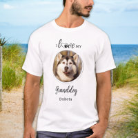 I Love My Granddog Grand-père Personnalisé Animaux